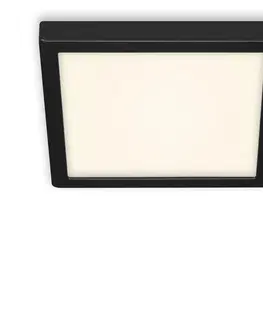LED stropní svítidla BRILONER LED stropní svítidlo, 30 cm, 21 W, černá BRI 3467-415