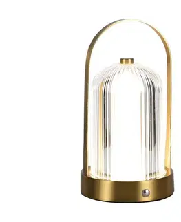 Lampy  LED Stmívatelná stolní lampa LED/1W/5V 3000-6000K 1800 mAh zlatá 