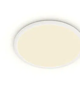 LED stropní svítidla LED Koupelnové stropní svítidlo Philips Superslim CL550 8719514327269 18W 1500lm 2700K IP44 30cm bílé, 3-krokové stmívání