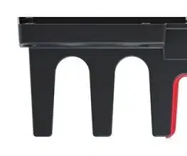 Zahradní nářadí Prosperplast Závěsný držák na nářadí MULTIHR 59,7 x 12,8 x 11,8 cm černo-červený