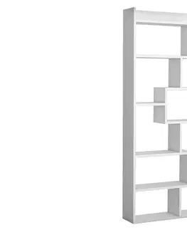 Regály a poličky Sofahouse Designový regál Kailey 182 cm bílý