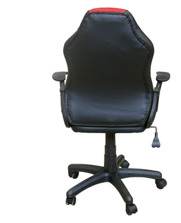 Kancelářské židle Kancelářské křeslo PELISTER 2, černá/červená