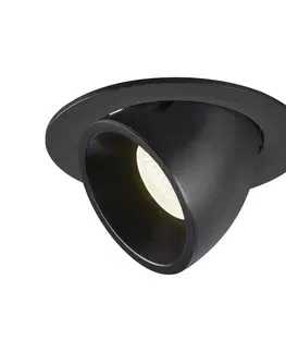 LED podhledová svítidla SLV BIG WHITE NUMINOS GIMBLE L zápustné stropní svítidlo černé 4000 K 55° 1006017
