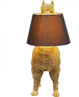 Moderní stolní lampy a lampičky KARE Design Stolní lampa Alpaca - zlatá, 59cm