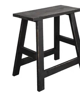 Stoličky Dřevěná hnědá stolička FawnL - 42*29*43 cm Clayre & Eef 6H2057