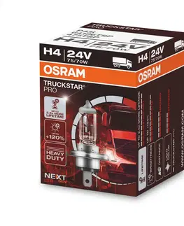 Autožárovky OSRAM H4 24V 75/70W P43t TRUCKSTAR PRO NEXT GEN +120% více světla 1ks 64196TSP