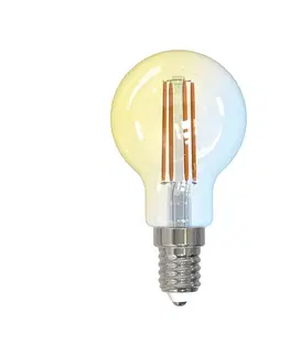 LED žárovky LUUMR Prios Smart LED kapková lampa sada 2 žárovek E14 4,2W CCT čirá Tuya