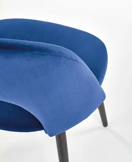 Židle HALMAR Jídelní židle K384 modrá