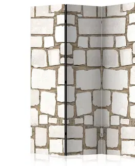 Paravány Paraván Stone Riddle Dekorhome 135x172 cm (3-dílný)