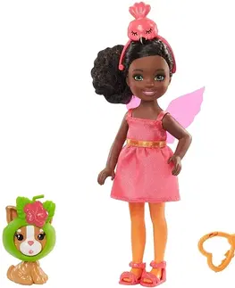 Hračky panenky MATTEL - Barbie Chelsea v kostýmu Plameňák