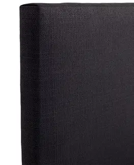 Americké postele Postel Boxspring Nero Pl: 180/200cm, Černá