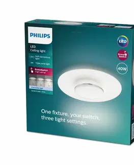 Svítidla Philips 8720169195295 stropní LED svítidlo Garnet, bílá, 1x 40 W 4400lm 4000K IP20