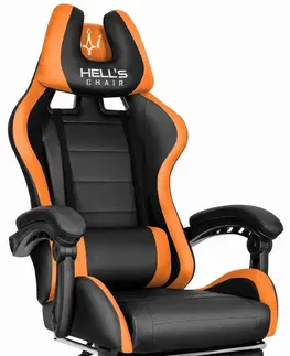 Herní křesla Herní židle HC-1039 Orange