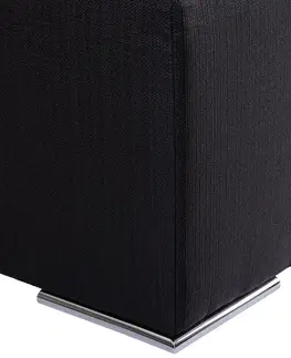 Americké postele Postel Boxspring Nero Pl: 180/200cm, Černá