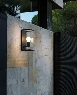 Moderní venkovní nástěnná svítidla FARO NALA nástěnná lampa, tmavě šedá