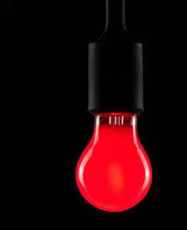 LED žárovky Segula E27 2W LED žárovka červená stmívací