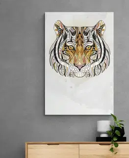 Obrazy lvi a tygři Obraz vzorovaný tygr