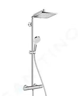 Sprchy a sprchové panely HANSGROHE Crometta Sprchový set E 240 Showerpipe s termostatem, EcoSmart 9 l/min, chrom 27281000