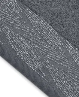 Ručníky AmeliaHome Ručník ALLIUM klasický styl 30x50 cm grafitově šedý, velikost 50x90