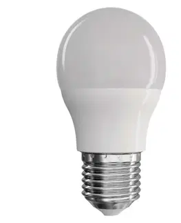 LED žárovky EMOS Lighting LED žárovka Classic Mini Globe 8W E27 teplá bílá 1525733231