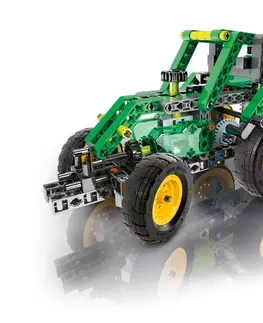 Hračky CLEMENTONI - Mechanická laboratoř - Farmářský traktor, 10 modelů, 200 dílků