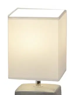 Lampy na noční stolek Rabalux stolní lampa Orlando E14 1x MAX 40W šedá 4458