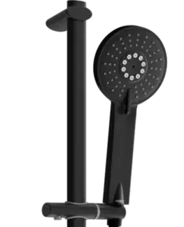 Sprchy a sprchové panely Posuvný sprchový set MEXEN DB40 černý