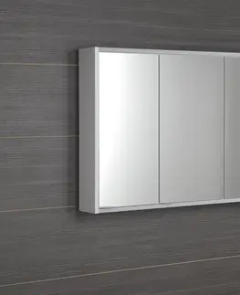 Koupelnová zrcadla Jokey BATU galerka 100x71x15cm, 2x LED osvětlení, bílá 1141130