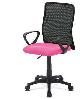 Kancelářské židle Kancelářská židle MEDLEY, růžová / černá