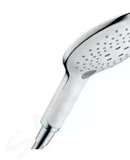 Sprchy a sprchové panely HANSGROHE Raindance Select S Sprchová hlavice 150, 3 proudy, bílá/chrom 28587400