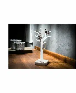 Koupelnový nábytek Stojan na šperky ve tvaru stromu Compactor – bílý plast