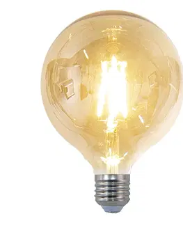 Žárovky LED designová žárovka transparentní - 8 cm E27/4W Clayre & Eef LP106