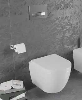 Záchody MEXEN Lena Závěsná WC mísa včetně sedátka s slow-tvrdý, bílá 30298000