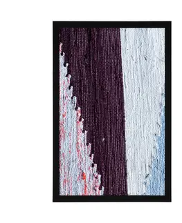 Abstraktní a vzorované Plakát textura staré tkaniny