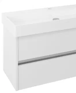 Koupelnový nábytek SAPHO NIRONA umyvadlová skříňka 95x51,5x43 cm, bílá NR100-3030