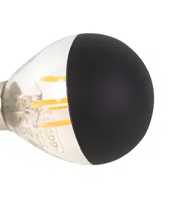 Zarovky E14 stmívatelné LED žárovky s reflektorem P45 černé 30 0lm 2700K