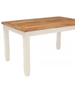 Jídelní stoly Jídelní stůl Dhari 120x90 z mangového dřeva