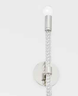 Designová nástěnná svítidla HUDSON VALLEY nástěnné svítidlo PIPPIN ocel nikl E14 1x60W H256101-PN-CE