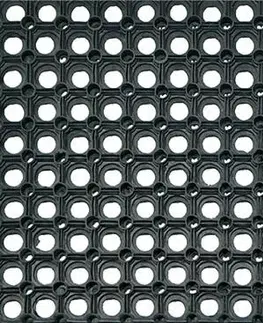 Rohožky Kontrast Rohožka čtverrohá HONEYCOMB 100 x 150 cm černá