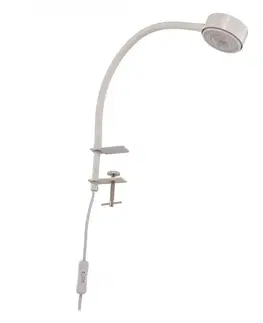 Stolní lampy a lampičky s klipem Lindby Šroubovací svorka Jyla, bílá, GX53, 2 700 K