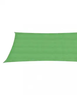 Stínící textilie Stínící plachta obdélníková HDPE 6 x 7 m Dekorhome Tmavě zelená