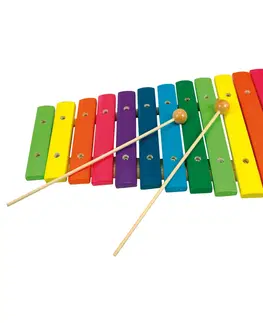 Dětské hudební hračky a nástroje Bino Xylofon-12 tónů