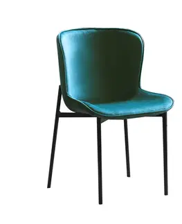 Židle Jídelní židle ADENA Tempo Kondela Smaragdová