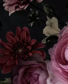Obrazy květů Obraz kytice květů v detailním záběru