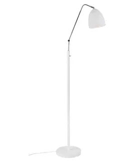 Stojací lampy se stínítkem NORDLUX stojací lampa Alexander 15W E27 bílá 48654001