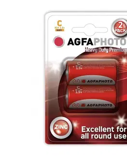 Baterie nabíjecí  AGFAPHOTO AP-R14-2S  - 2 ks Zinková baterie R14/C 1,5V 