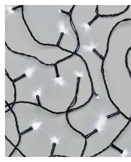 Vánoční řetězy a lamety EMOS LED vánoční řetěz Copy s časovačem 8,4 m studená bílá