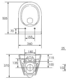 Kompletní WC sady Cersanit PRIM s Tlačítkem 20/0044 PRIM_20/0026 44 CI1