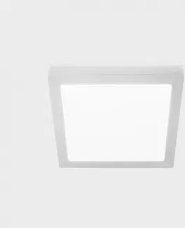 Klasická stropní svítidla KOHL LIGHTING KOHL-Lighting DISC SLIM SQ stropní svítidlo 145x145 mm bílá 12 W CRI 80 3000K Non-Dimm