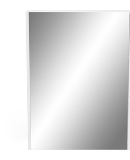 Koupelnový nábytek ALVERNA 3, skříňka se zrcadlem, bílá